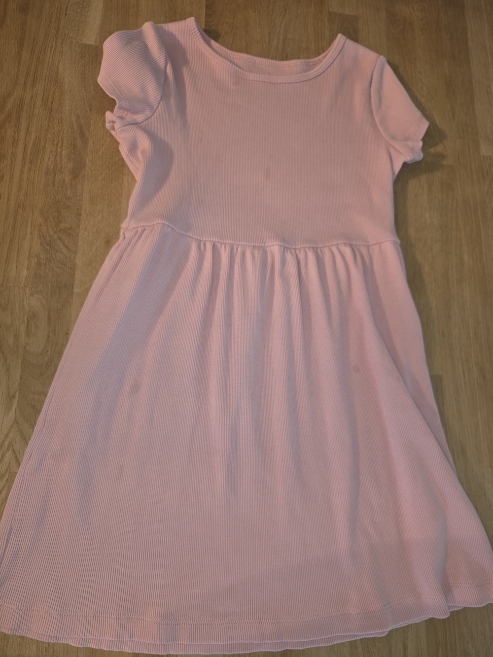Girls Carters Casual Pink Short-Sleeve Knit Dress Sz 8 GUC